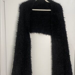 Fuzzy Black Wrap
